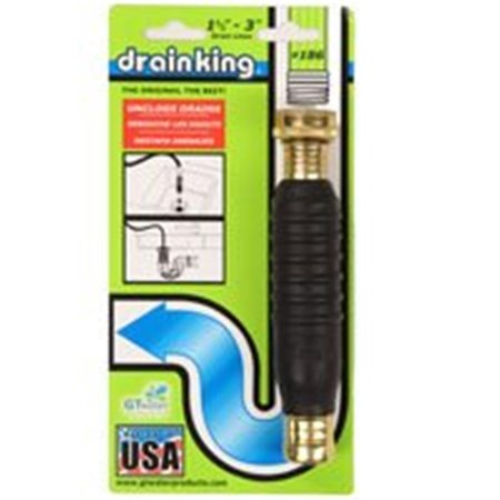 GT WATER PRODUCTS 186 Drain Open & Cleaner - 1.5 - 3 In. GT387649